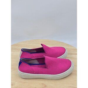 Rothy's The Kids Sneaker Size 10 Toddler Girls Bubblegum Textile Sporty Slip ON